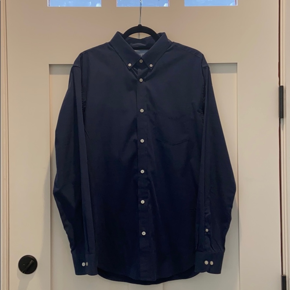 Banana Republic stretch poplin grant slim fit